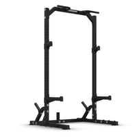 Half Rack Horizon Fitness HHR50 con Brazos de Seguridad y 25 Posiciones de Ajuste